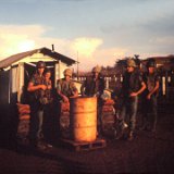 "Unknown Soldiers in Front of ABtry 6/27th Arty FDC - Jan 68"